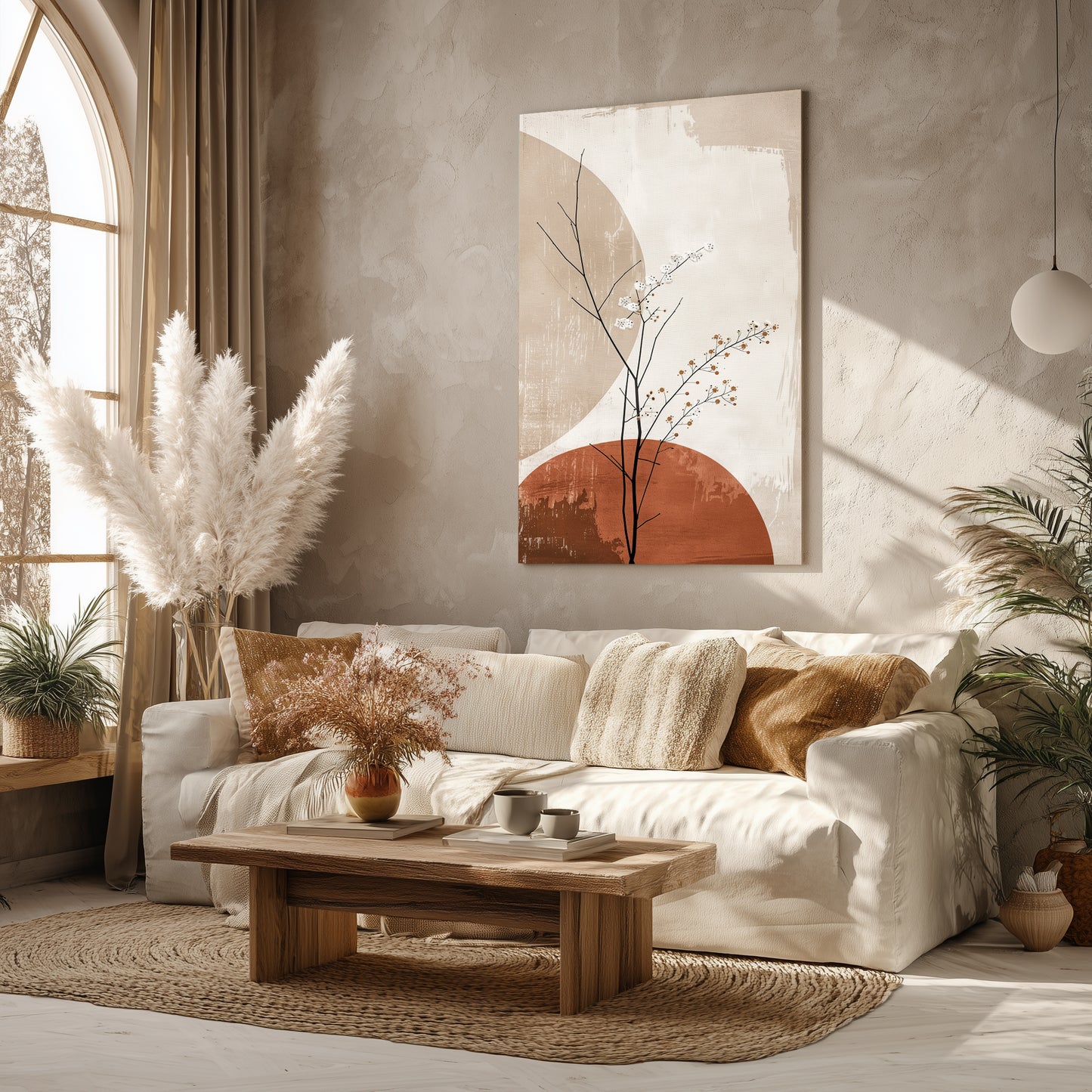 minimal canvas printed tableau