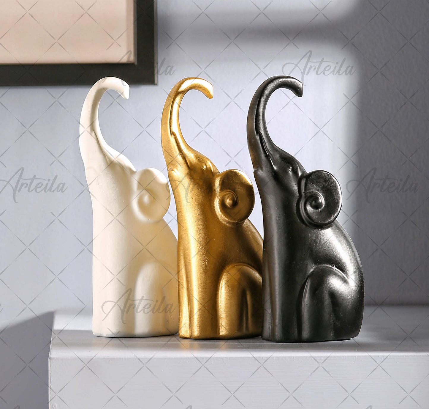 Two piece elephant set