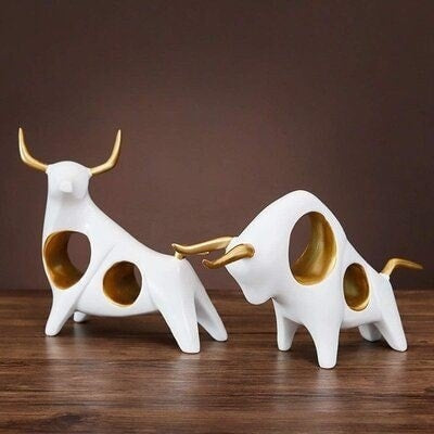 set of bulls