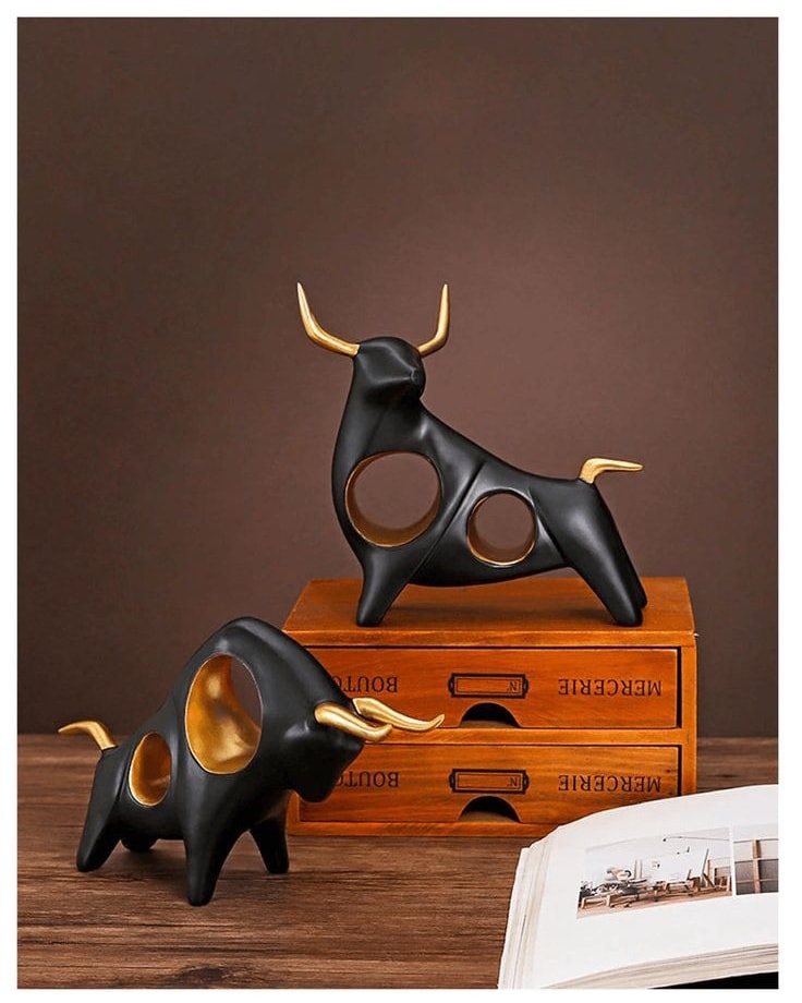 set of bulls