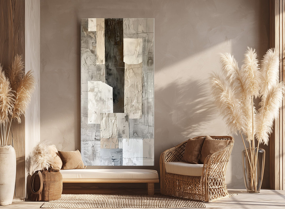 boho canvas printed tableau