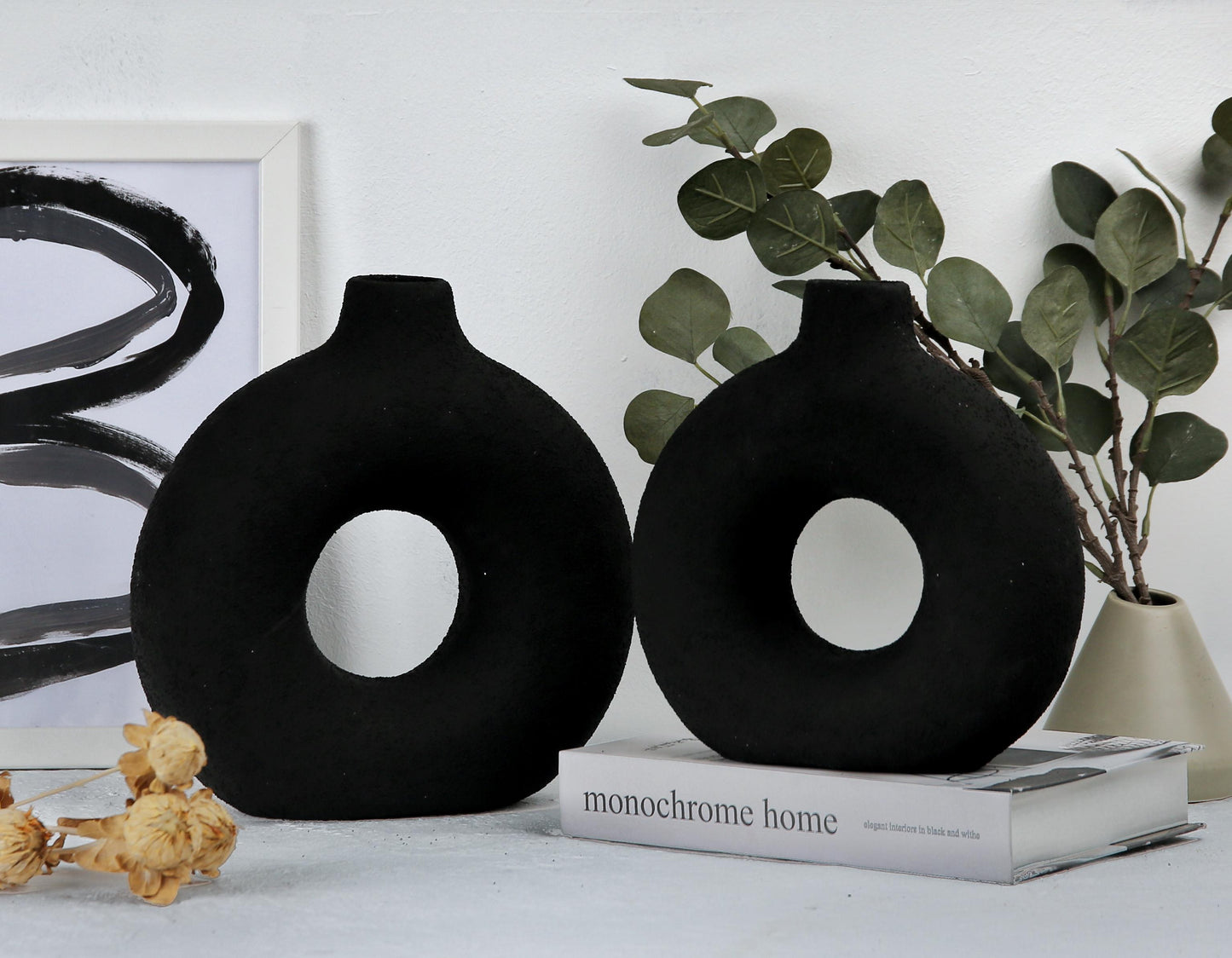 Donuts vase set