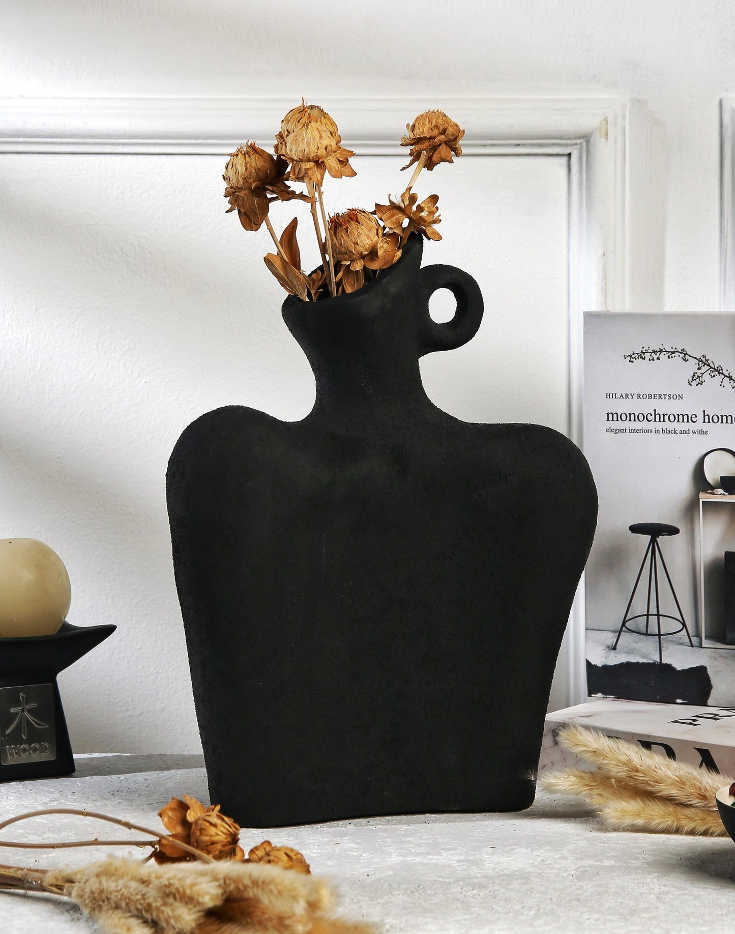 half body vase