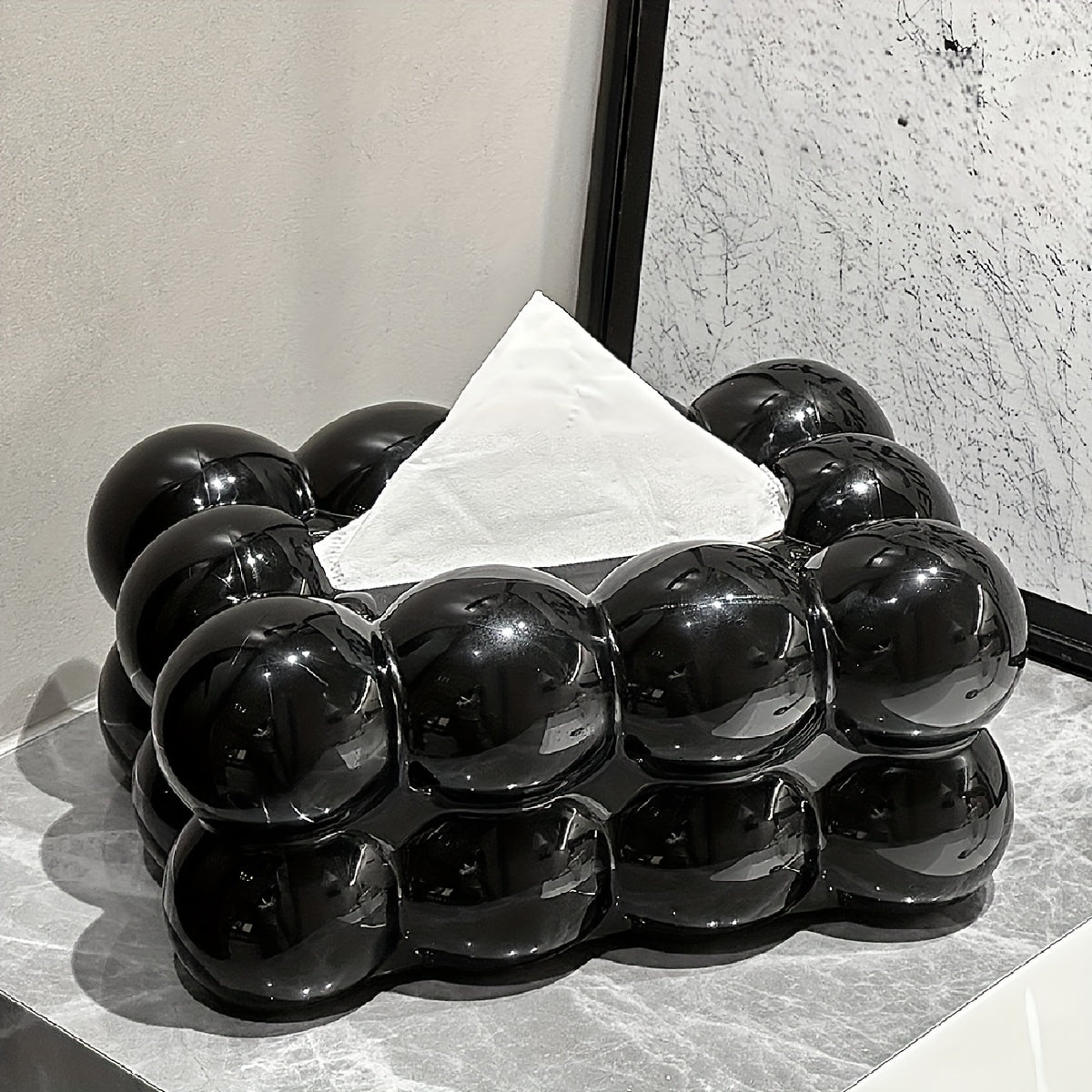 bubble tissue box