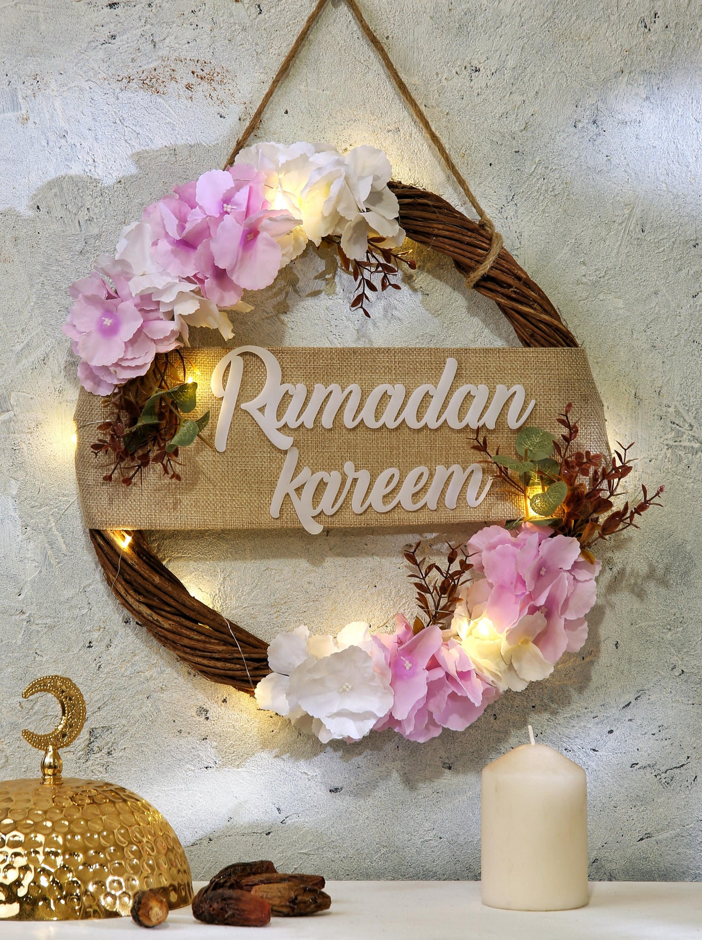 light Wreath for Ramadan (purple 3)