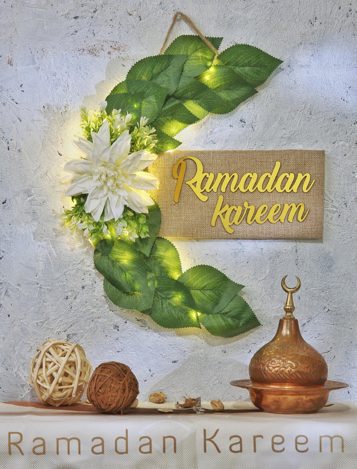 light string of Ramadan decoration (green)
