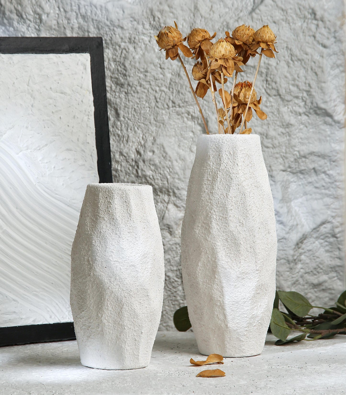 Pottery vases set