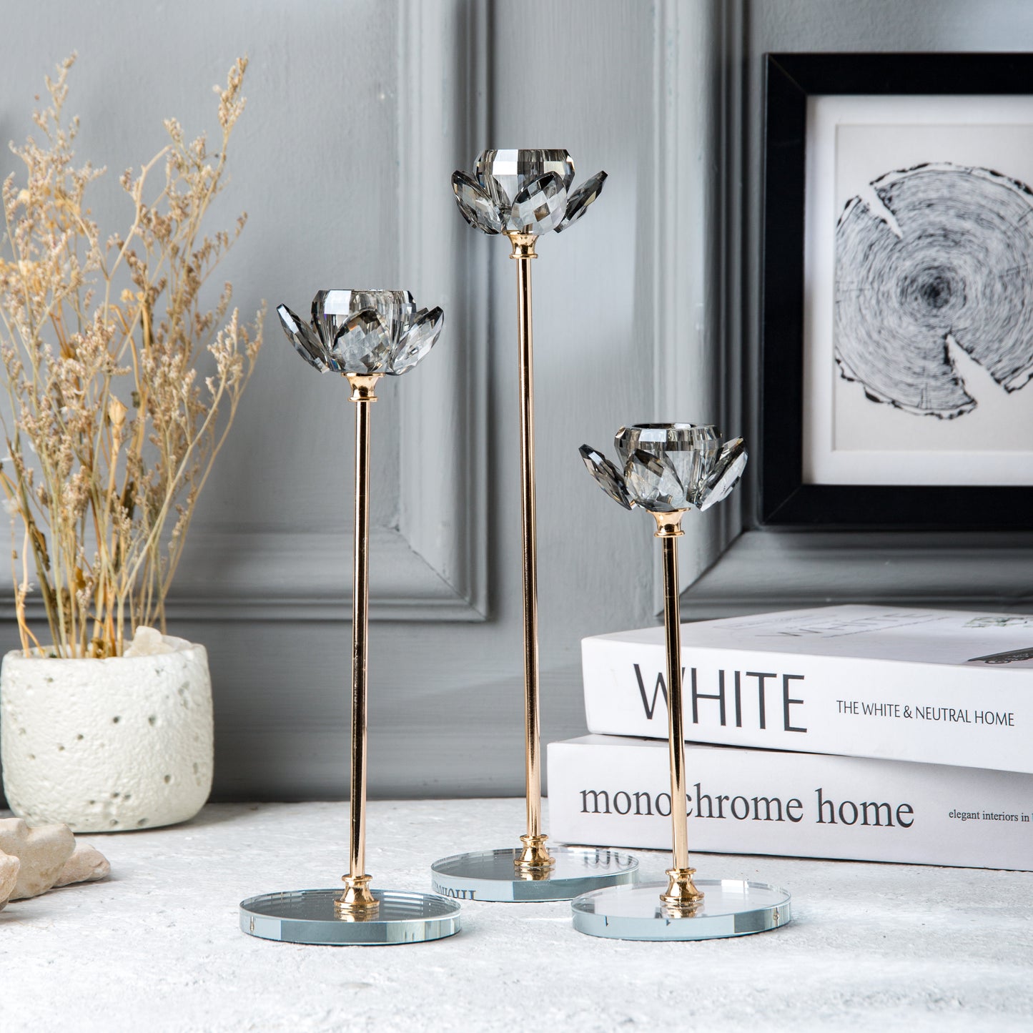 crystal Candle holder