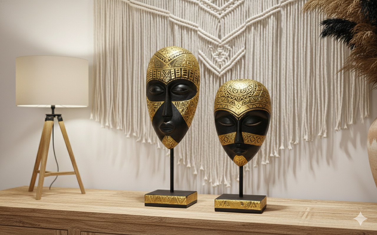 Africana Statues Set