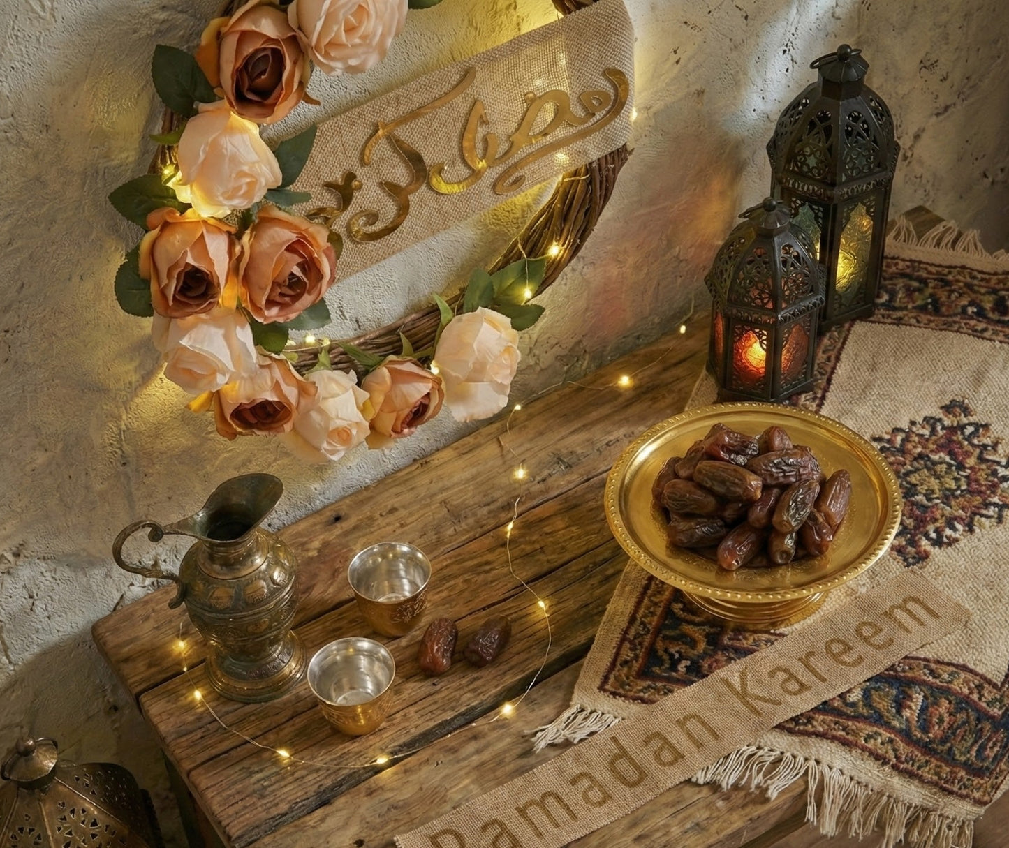 light Wreath for Ramadan (side)