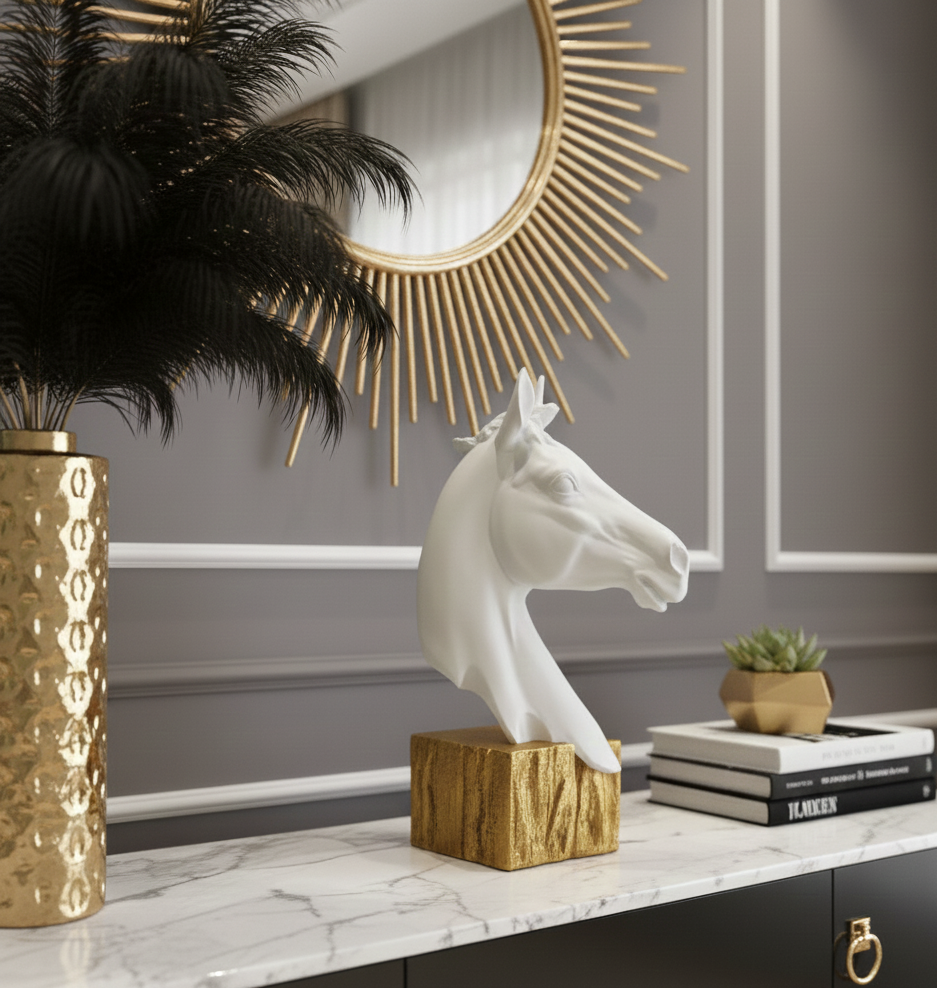 Classic horse statue