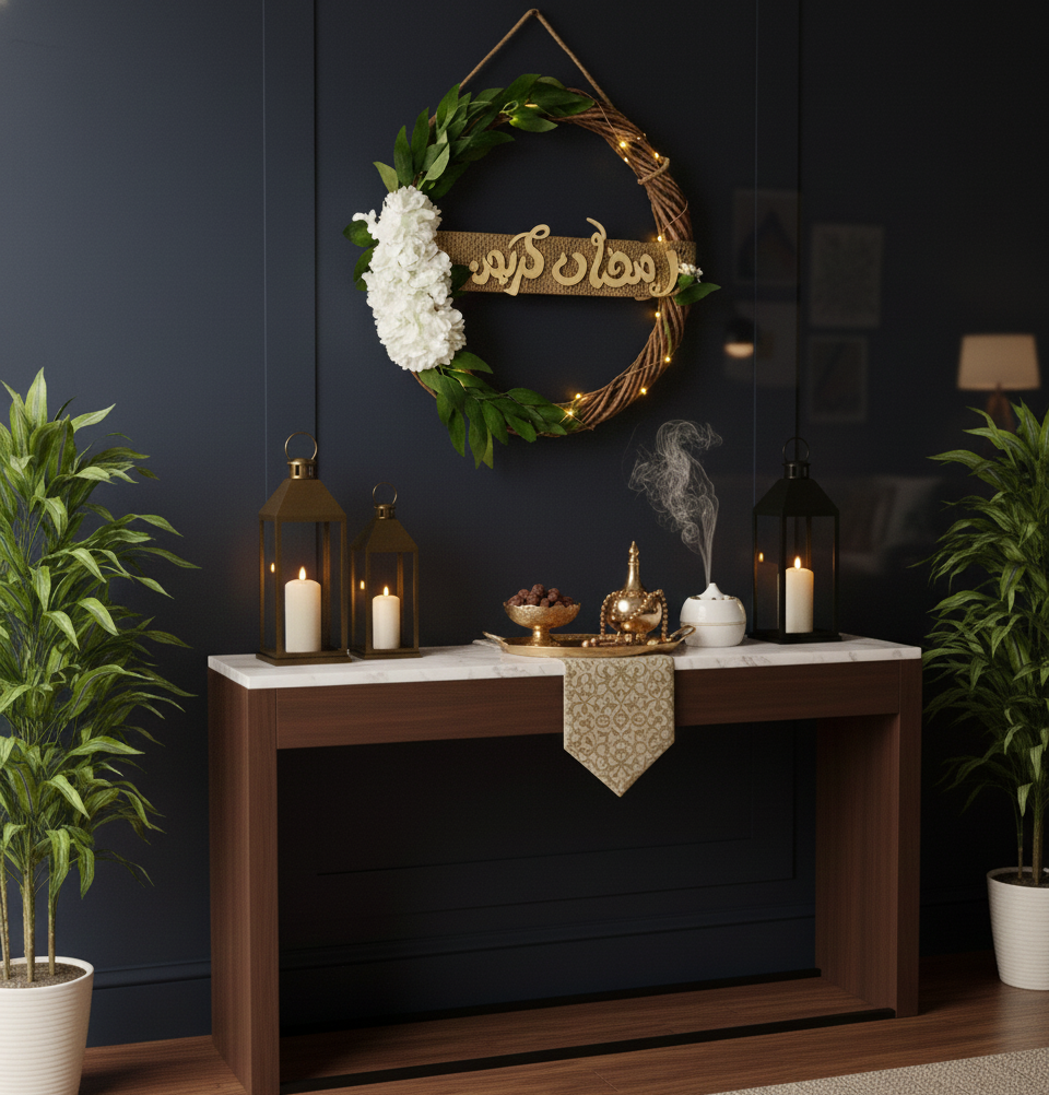 light Wreath for Ramadan (green)