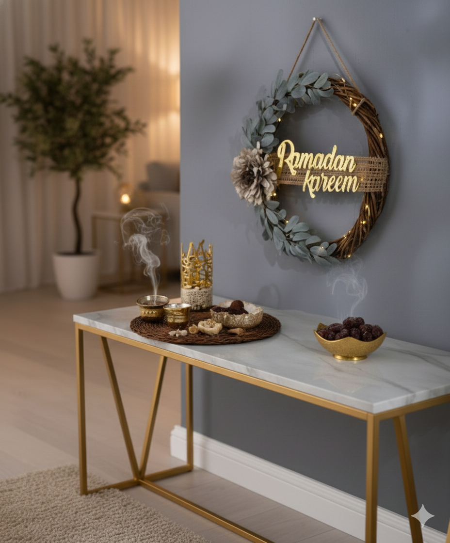 light Wreath for Ramadan gray color