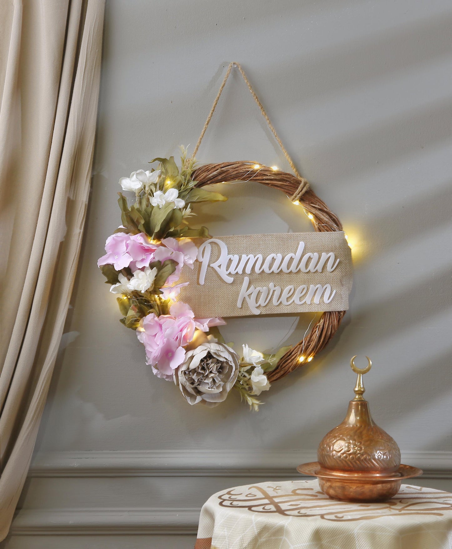 light Wreath for Ramadan (purple 2 )