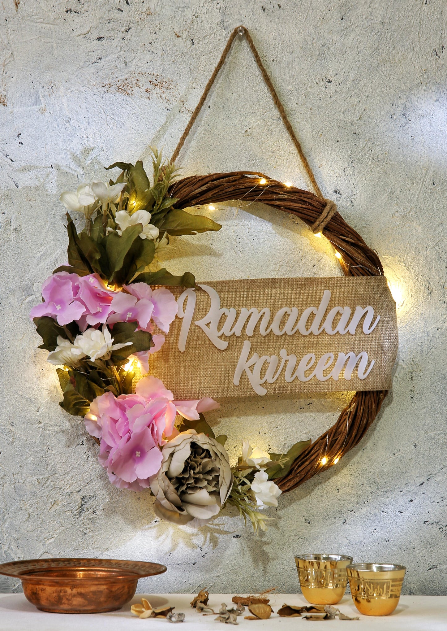 light Wreath for Ramadan (purple 2 )