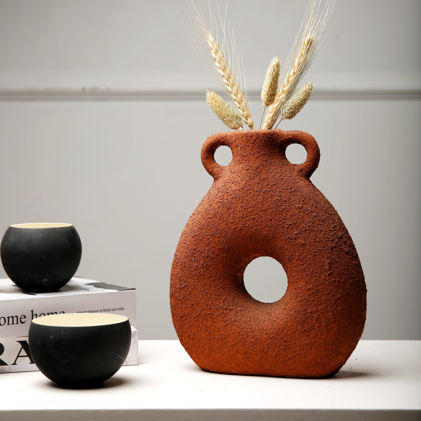 Pottery oasis vase