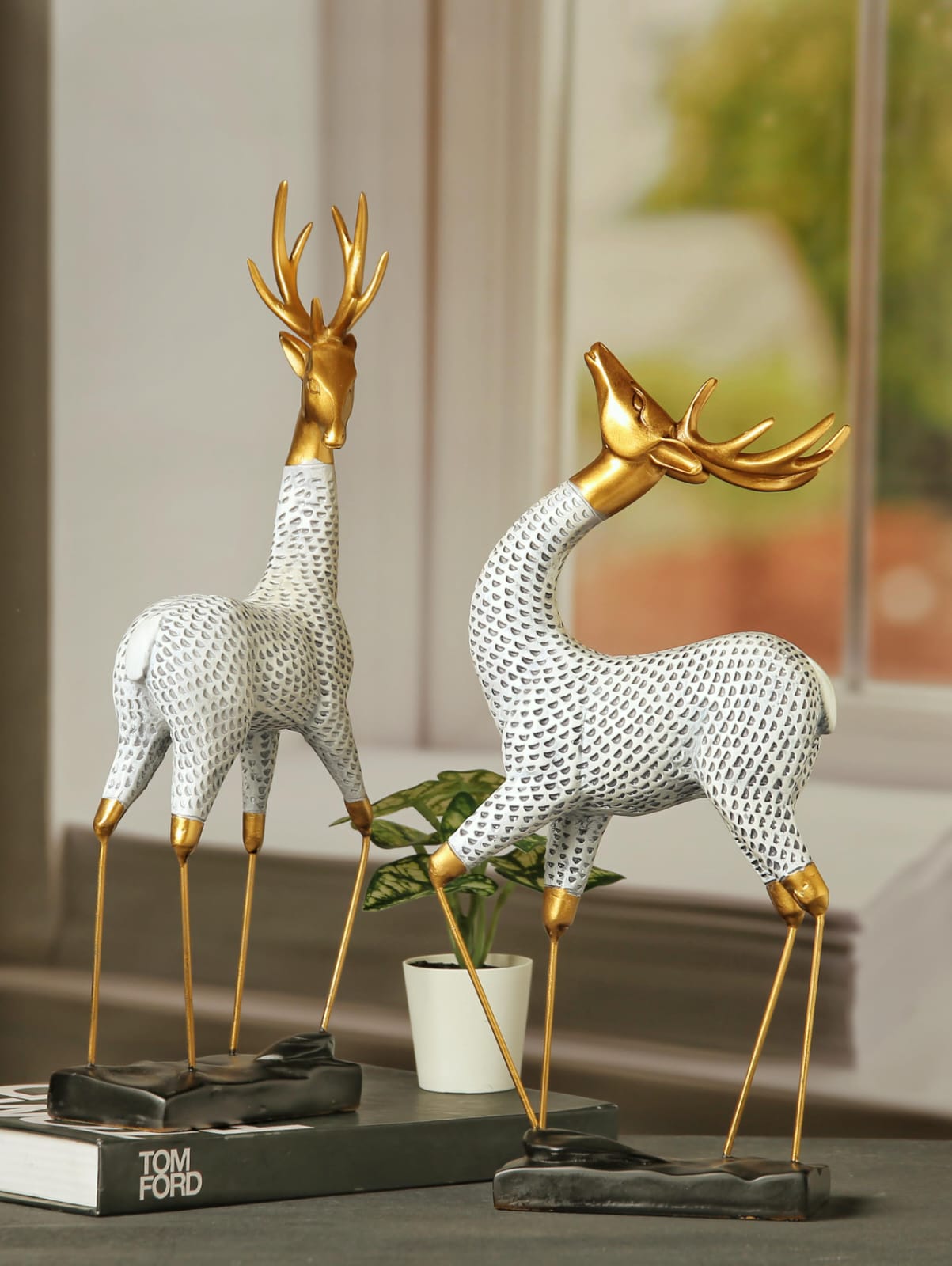 2 pieces deer set