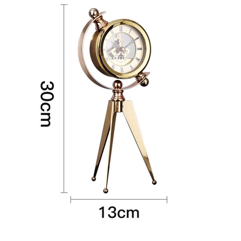 Vintage Globe Tripod Clock