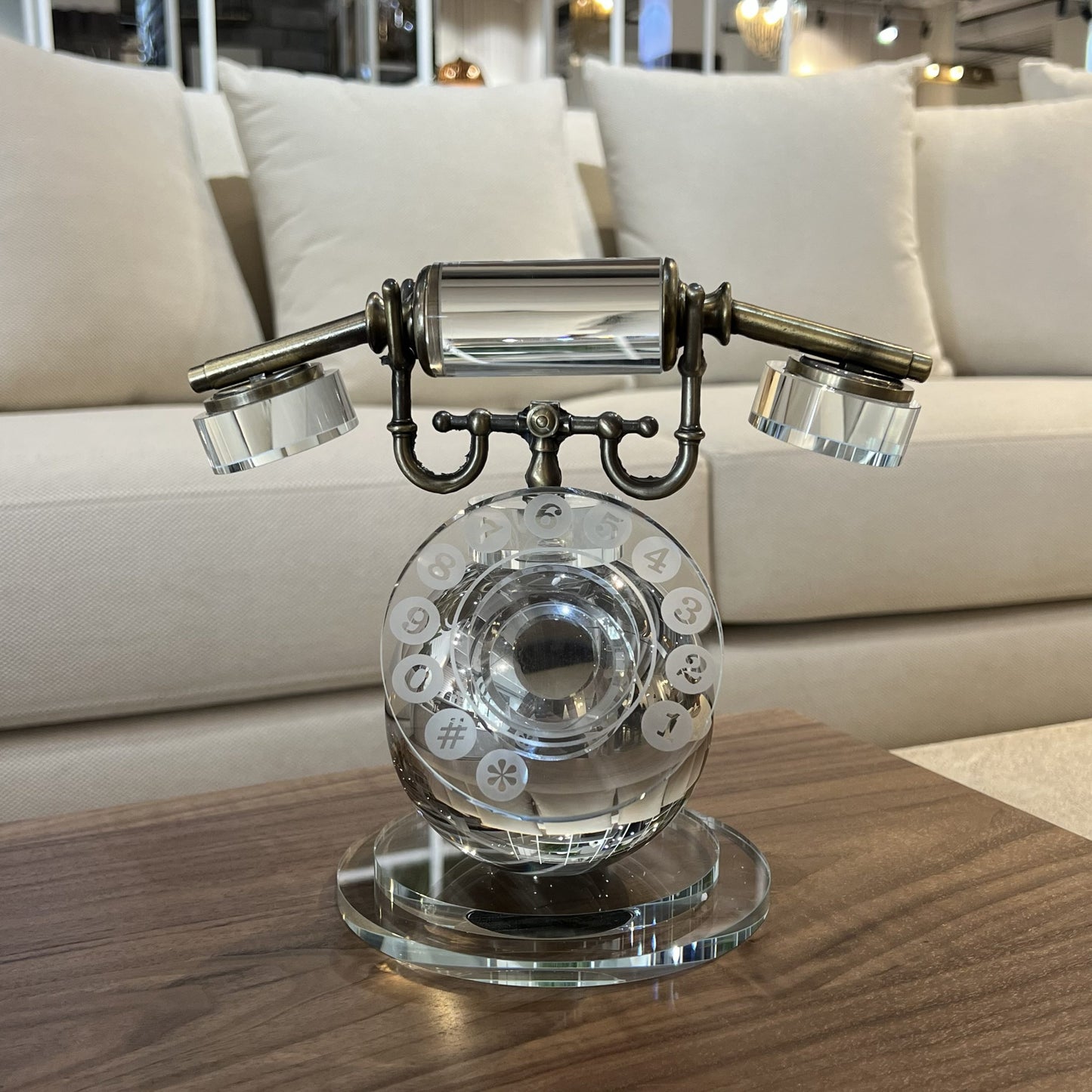 Vintage telephone crystal