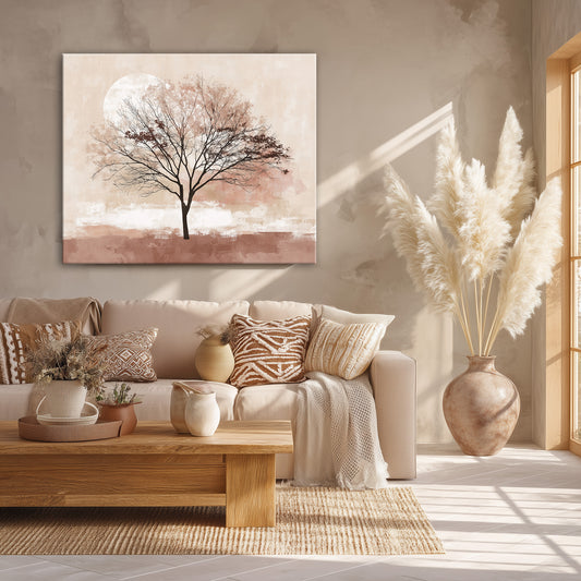 boho canvas printed tableau
