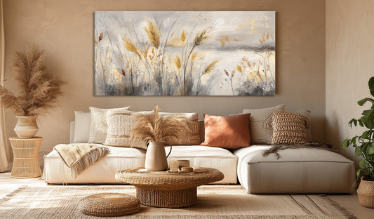 boho canvas printed tableau