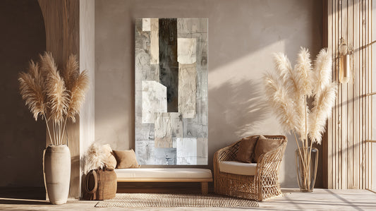 boho canvas printed tableau