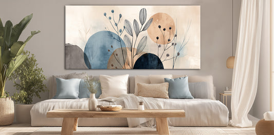 boho canvas printed tableau