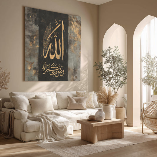 Islamic canvas printed tableau