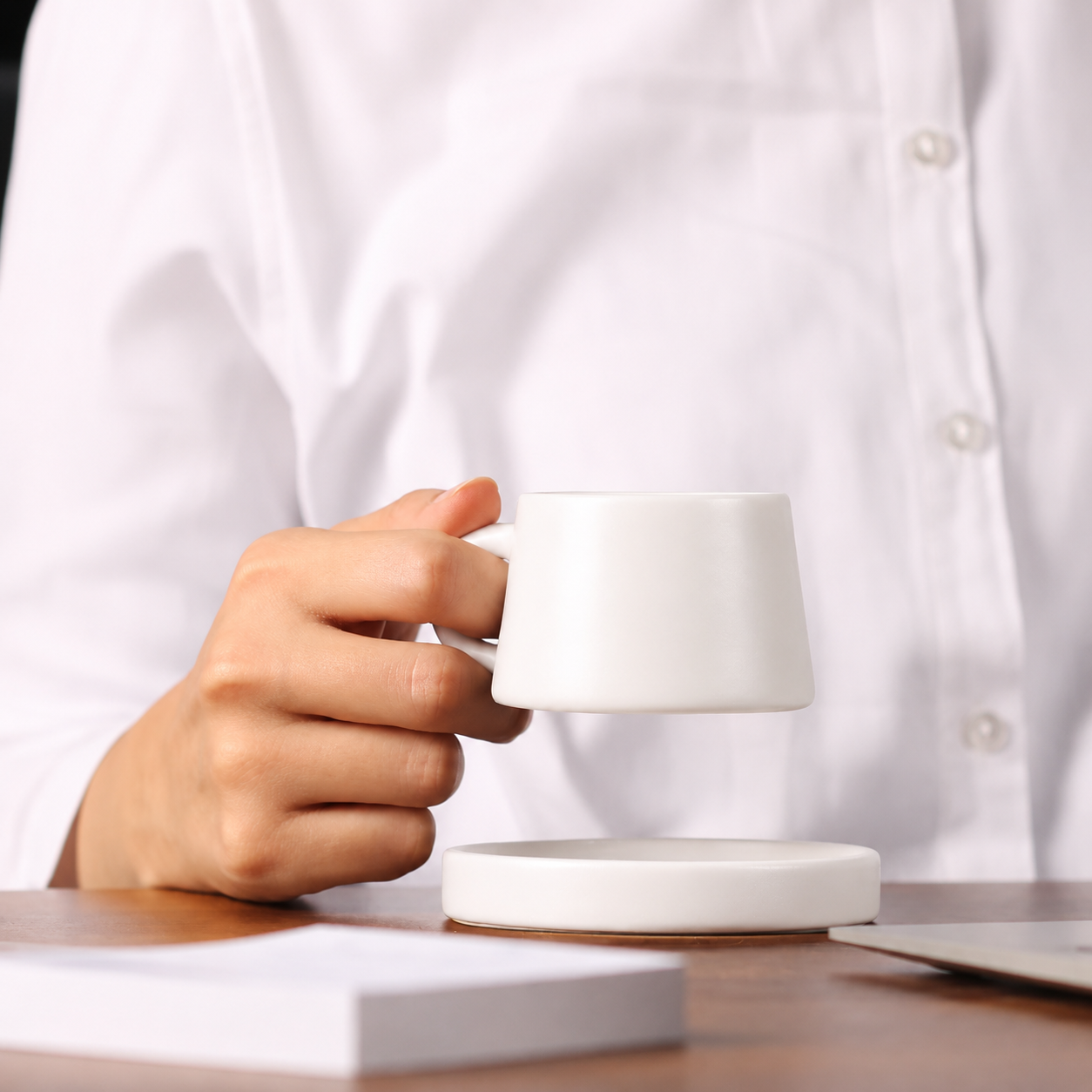 Black Coffee Cup