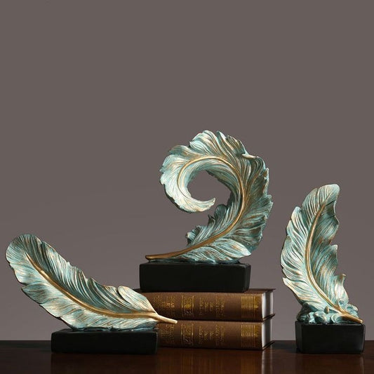 3 piece feather set