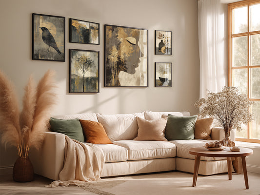 Silent Elegance Collection with Black Frame & Glass Cover (Copy)