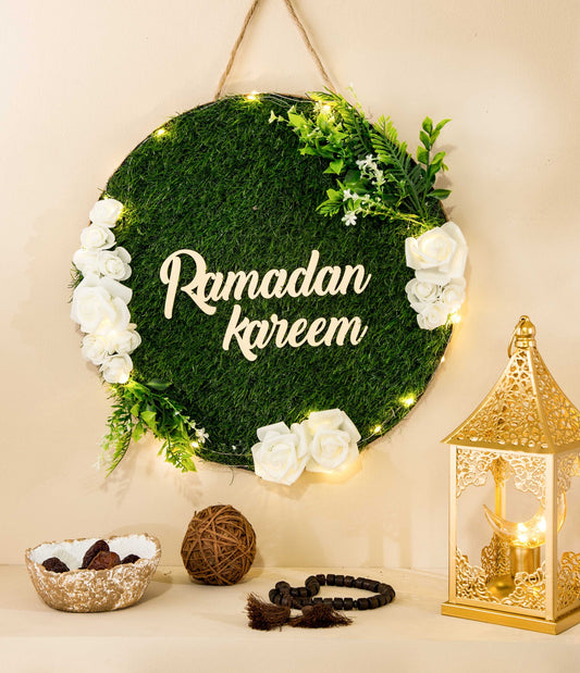 light Wreath for Ramadan (Kunstrasen)