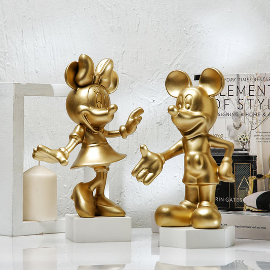 mickey and minnie gold