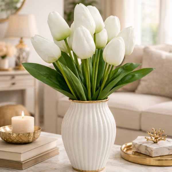 Premium Artificial Tulips Bouquet
