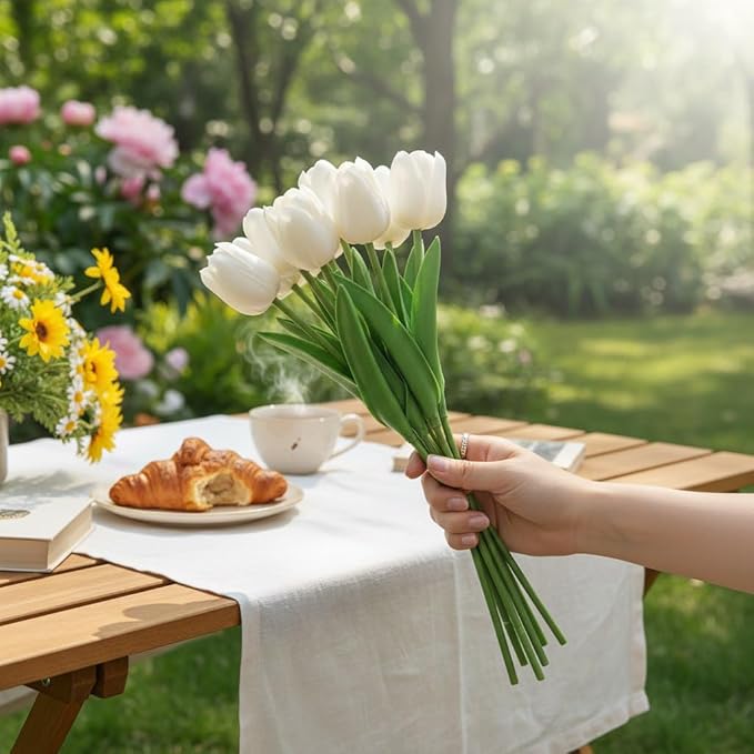 Premium Artificial Tulips Bouquet