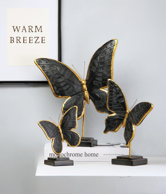 3 piece butterflies set