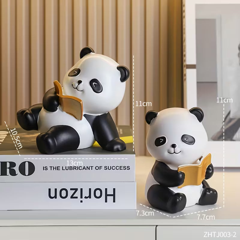 Cute Panda Bookends