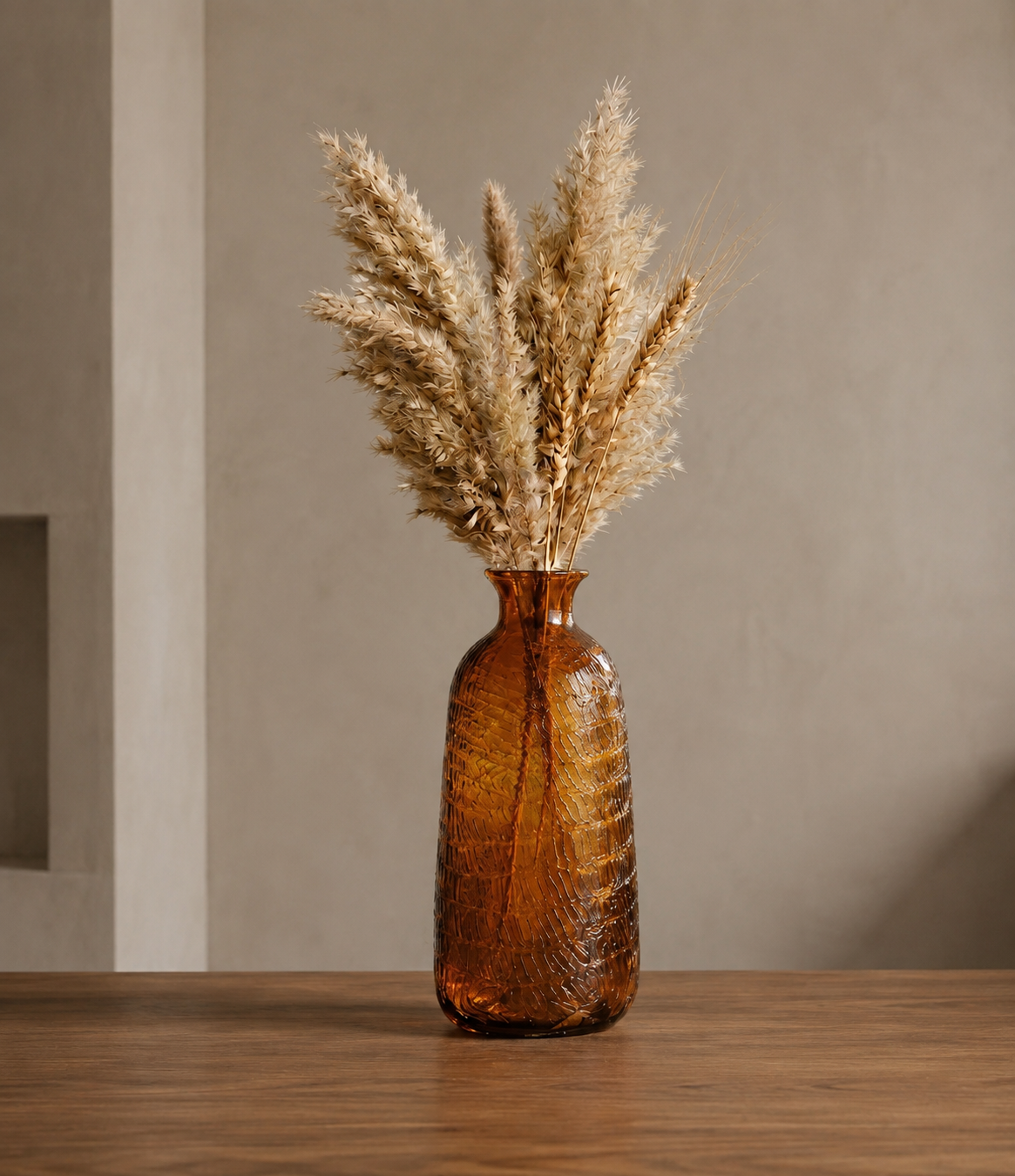 orang Glass vase