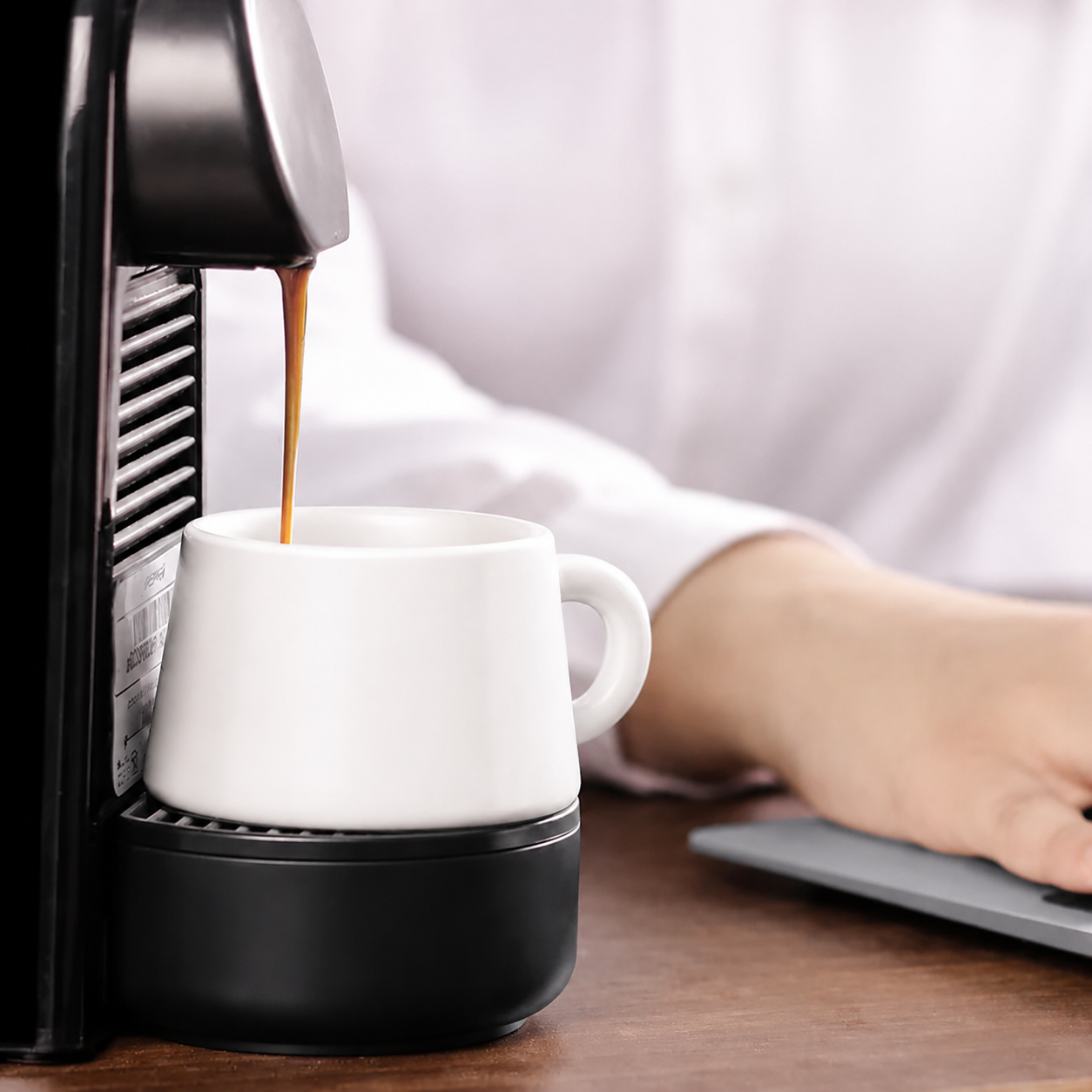 Black Coffee Cup
