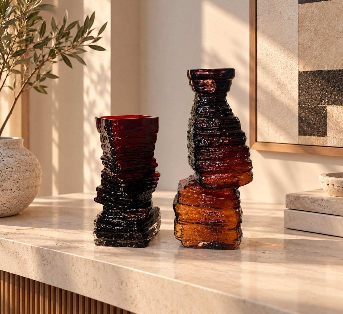 Rock Vase Set