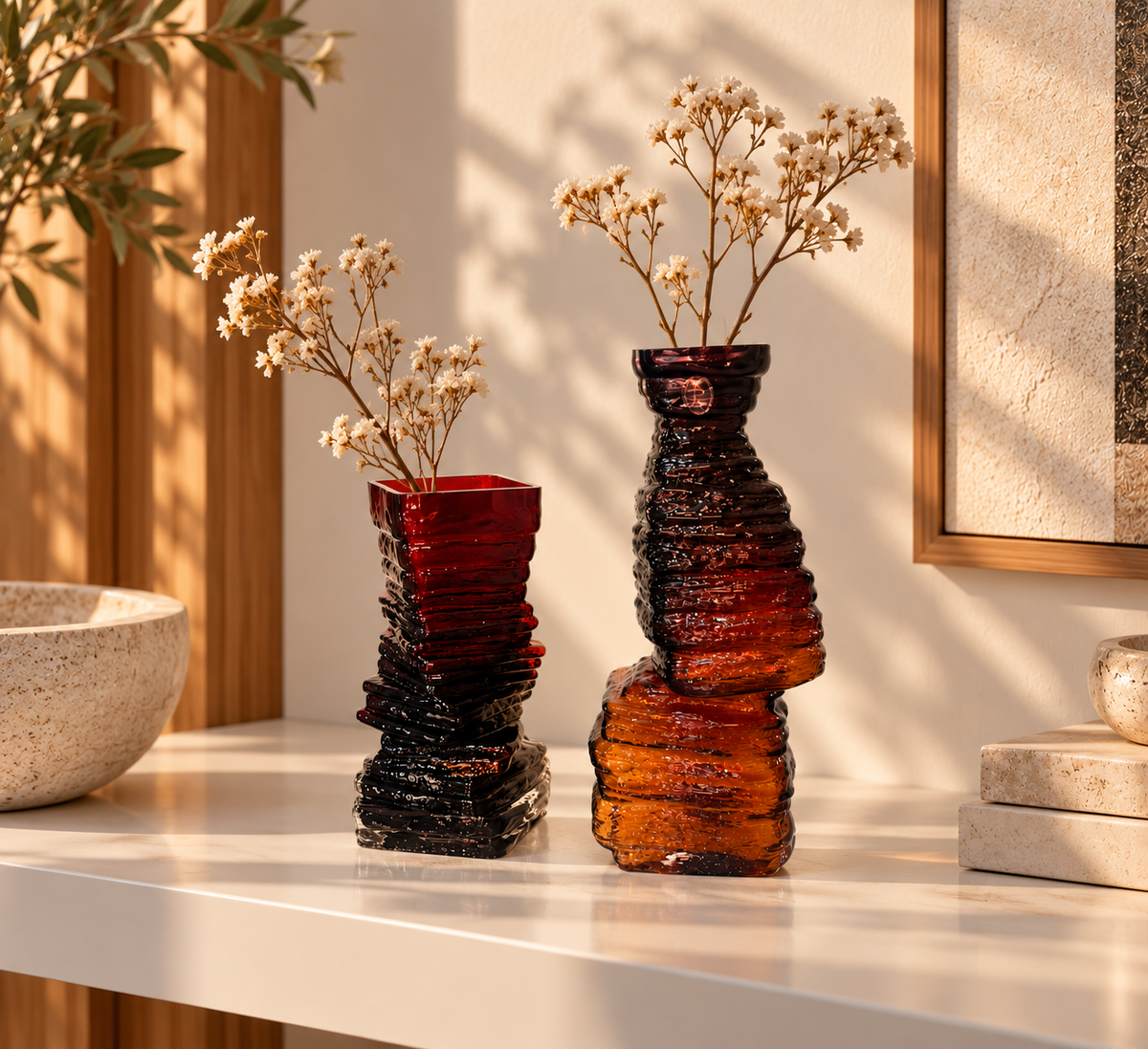 Rock Vase Set