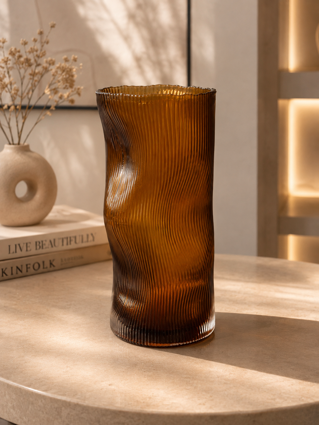 Honey Wave Vase