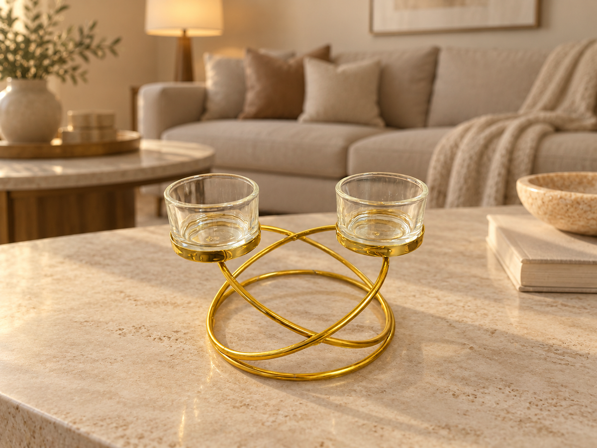 Infinity Candle Holder