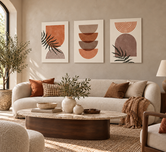 Quiet Harmony Collection  – Frameless Wall Art Collection