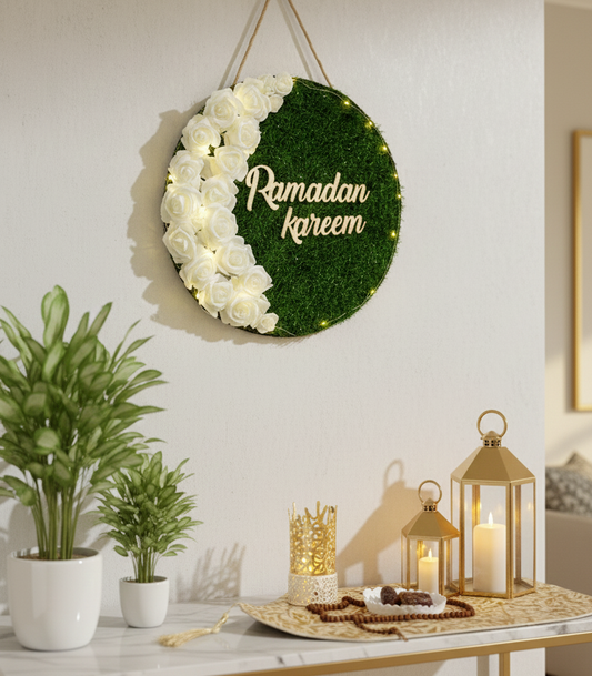 light Wreath for Ramadan (Kunstrasen)