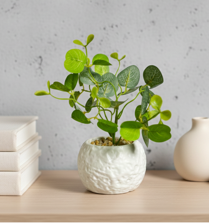 moon stone Flower Pot