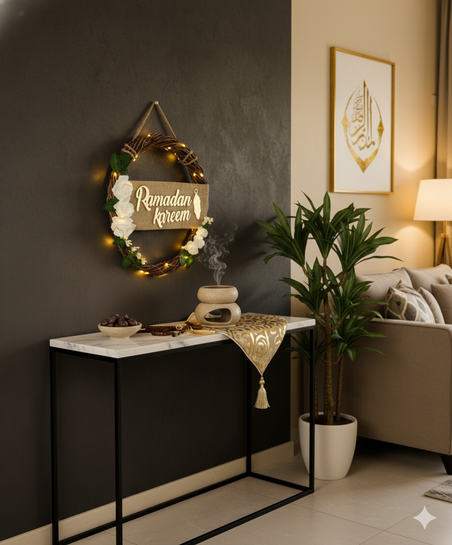 light Wreath for Ramadan (white)