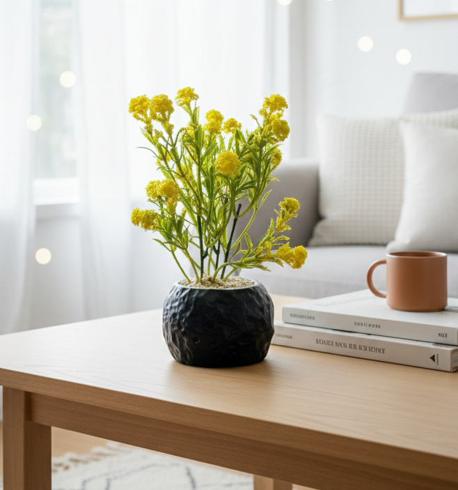moon stone Flower Pot