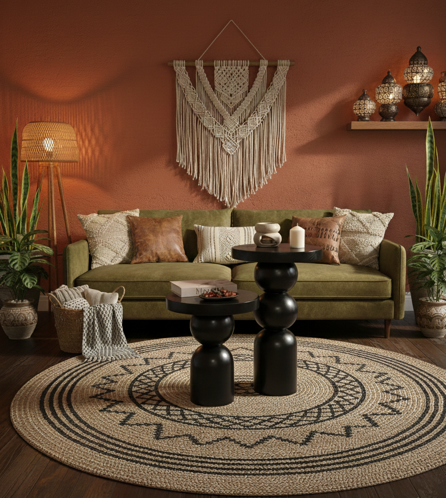 Side table set black