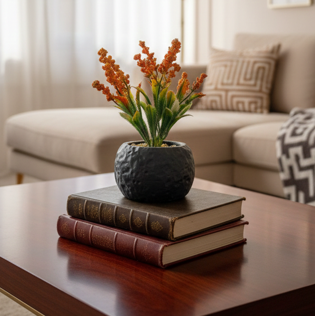 moon stone Flower Pot